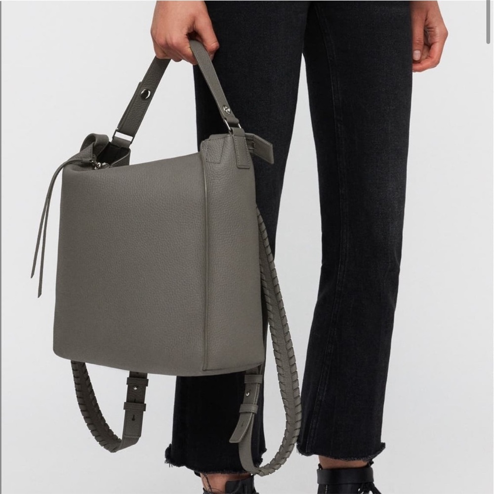 AllSaints Small Kita Convertible Leather Backpack